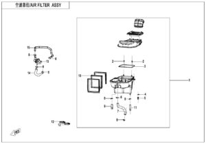 F41 AIR FILTER ASSY