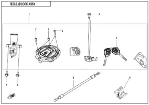 F01-A LOCK KIT