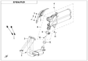 F02-B MUFFLER(BRAZIL)