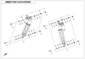 F05-2-C FRONT SHOCK ABSORBER(GAS,ABS)