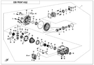 F31 FRONT AXLE
