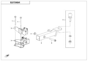F40-A TOWBAR(BOLT CONNECTION )