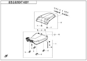 F13-B SEAT ASSY(EXPLORE EDITION)