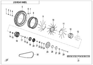 F11 REAR WHEEL