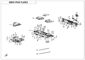 F04-2 FRONT PLASTICS