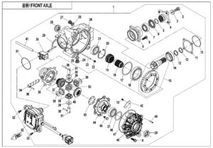 F31-V2 FRONT AXLE