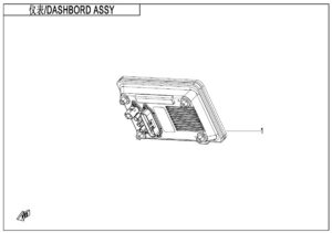 F17-B DASHBOARD ASSY(EXPLORE EDITION)