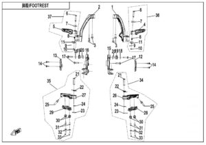 F14-1 FOOTREST