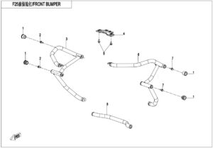 F25 FRONT BUMPER