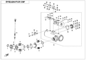F02-B MUFFLER(EU 167)