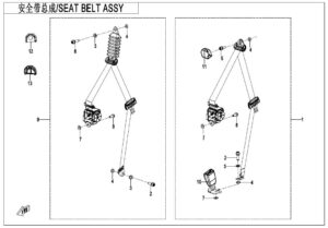 F34-2 SEAT BELT ASSY(FRONT SEAT)