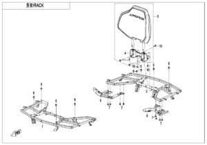 F14-B-1 RACK(PLASTIC)