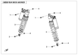 F06-2 REAR SHOCK ABSORBER