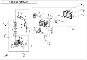 F41 AIR FILTER ASSY