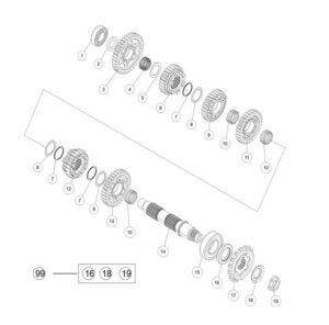 E04 TRANSMISSON II-COUNTERSHAFT