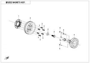 E03 MAGNETO ASSY