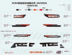 F19-1-A DECAL KITS(STEELCORE GREY)