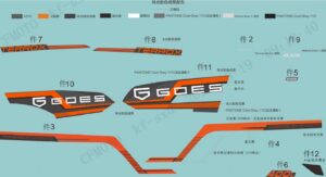 F19-1-B DECAL KITS(INJECTED PEARL BLACK, NO EPS)