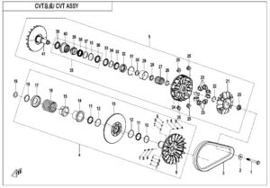 E05-V1 CVT ASSY