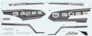 F19-1-E DECAL KITS(CM GREY)