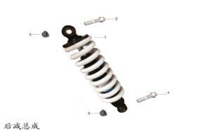 Sestava zadního odečítacího mechanismu