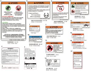 F19-2-B WARNING DECAL(TURKEY)