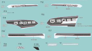 F19-1-E DECAL KITS(CM GREY)