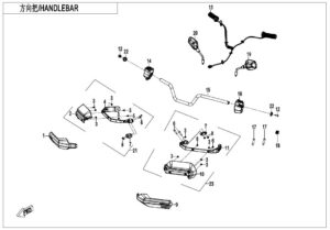 F10-1-B HANDLEBAR(HEATED)