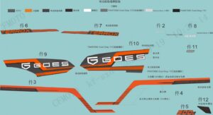 F19-1-B DECAL KITS(INJECTED PEARL BLACK, NO EPS)