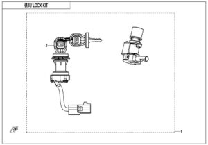 F01-A-V1 LOCK KIT(WITH GEARSHIFT LOCK)