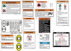 F19-2-A-V2 WARNING DECAL