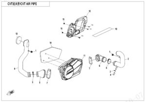 F00-2-V2 CVT AIR PIPE