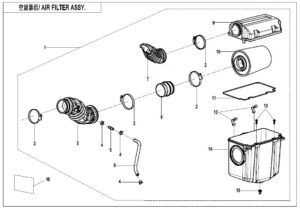 F41 AIR FILTER ASSY.