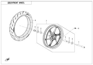 F07 FRONT WHEEL