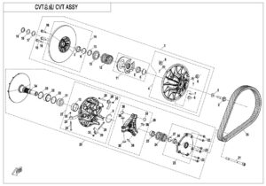 E05-V1 CVT ASSY