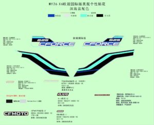 F19-1-A DECAL KITS(TWILIGHT BLUE)