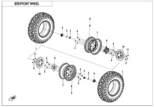 F07-B FRONT WHEEL(STEEL)