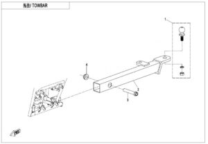 F40-A TOWBAR(BOLT CONNECTION)
