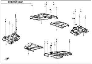 F14-B-2 RACK COVER(OVERLAND)