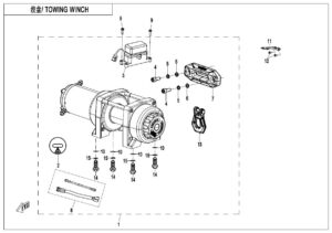 F15-2-B TOWING WINCH(WITHOUT WINCH CONTROL SWITCH)
