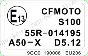 F19-3 TOWING LABEL