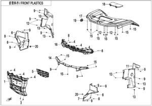 F04-1 FRONT PLASTICS
