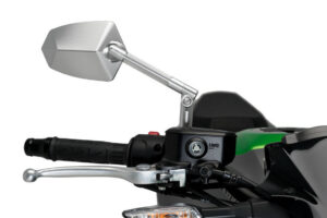Zpětné zrcátko PUIG GT.1 020DD eloxovaný hliník pravý pro APRILIA SRV 850 2012-2019