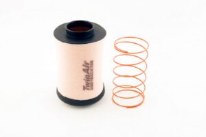 Vzduchový filtr TwinAir 156147P (Nehořlavý) s pružinou (s gumou 63mm)