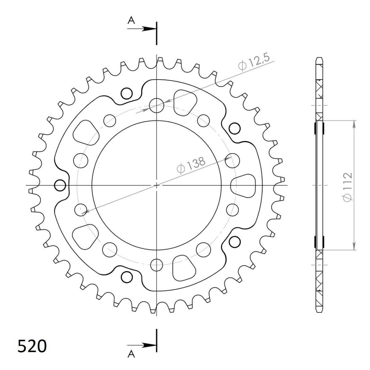 Řetězová sada D.I.D Chain - zlatý řetěz 525 ZVM-X, X-kroužek, kolečko SUPERSPROX, rozeta SUPERSPROX STEALTH pro HONDA CBR 650 R 2019-2024 - Obrázek 5