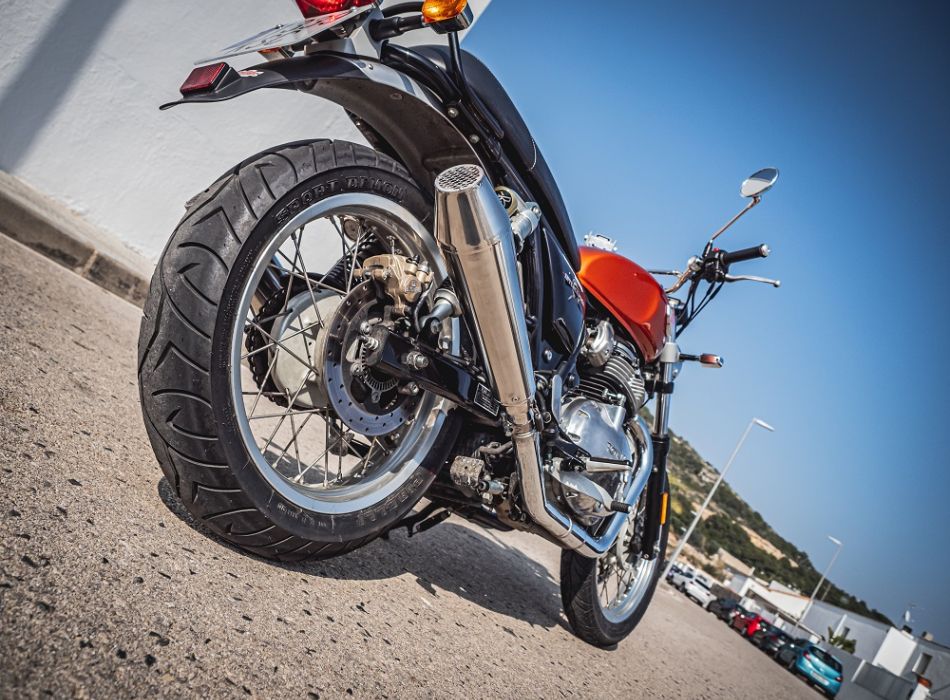 Dvojitá koncovka výfuku GPR ULTRACONE E4.ROY.7.CAT.ULTRA Broušená nerezová ocel pro ROYAL ENFIELD Continental GT 650 2019-2020 - Obrázek 7
