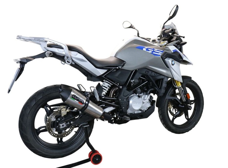 Výfuk kompletní GPR NEW GRAND PRIX EVO TITANIUM E5.BM.CAT.106.GPAN.TO Broušený titan pro BMW G 310 GS 2022-2024 - Obrázek 8