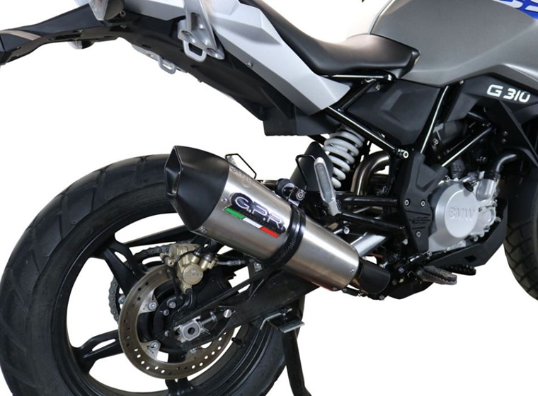 Výfuk kompletní GPR NEW GRAND PRIX EVO TITANIUM E5.BM.CAT.106.GPAN.TO Broušený titan pro BMW G 310 GS 2022-2024 - Obrázek 9
