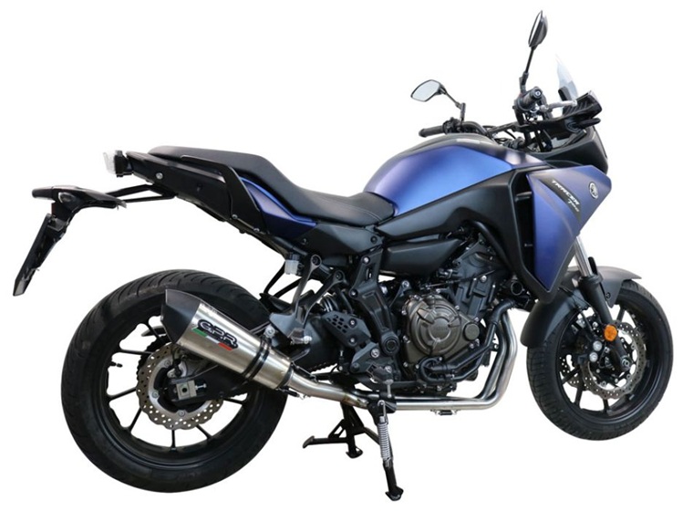 Výfuk kompletní GPR NEW GRAND PRIX EVO TITANIUM E5.Y.227.1.CAT.GPAN.TO Broušený titan pro YAMAHA MT-07 Tracer / Tracer 700 2019-2020 - Obrázek 9