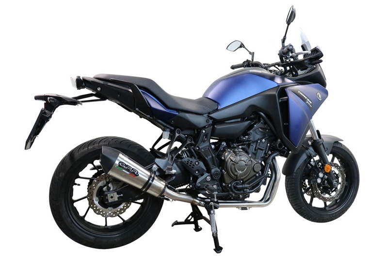 Výfuk kompletní GPR NEW GRAND PRIX EVO TITANIUM E5.Y.227.CAT.GPAN.TO Broušený titan pro YAMAHA MT-07 Tracer / Tracer 700 2020-2021 - Obrázek 7